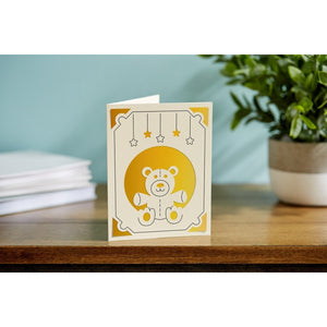 12 TARJETAS DE CARTULINA COLECCIÓN ORO HOLOGRAPHIC A2 CRICUT