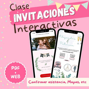 Curso de Invitaciones Interactivas en Linea Completo