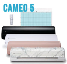 Cargar imagen en el visor de la galería, Silhouette Cameo 5 Colores: Blanca/ Negra / Rosa / Marmol + Curso en Linea