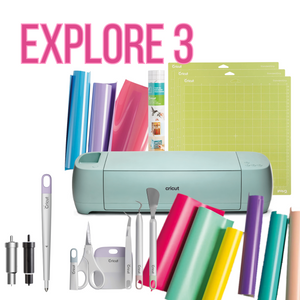 Super Combo Cricut Explore 3 / Viniles y Herramientas Crafter / 5473