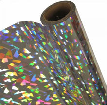 Cargar imagen en el visor de la galería, Papel Foil Holográficos Luminos Arco Iris Rosa Oro