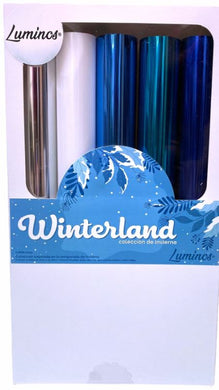 PAQUETE PAPEL FOIL LUMINOS WINTERLAND