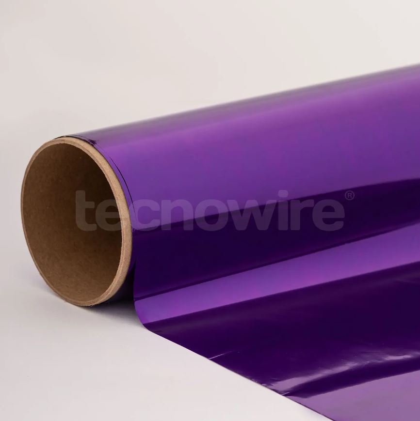 Rollo de Papel Foil PURPLE para Impresión Laser – 10 Metros