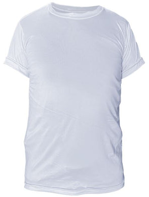 Playera Unisex Tela Brush para Sublimar Blanco