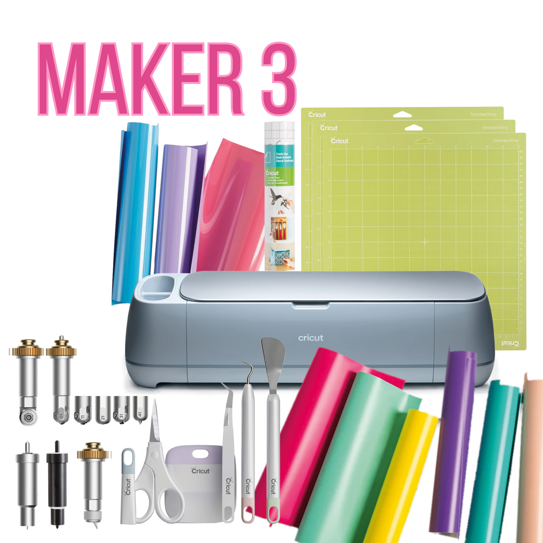 Super Combo Cricut Maker 3 / Viniles y Cuchillas Craft  / 5473