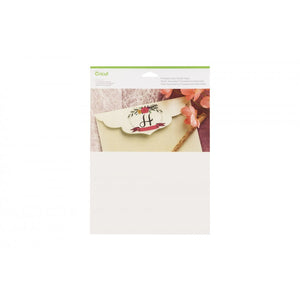 PAPEL ADHESIVO TRANSPRENTE IMPRIMIBLE PARA ETIQUETAS 5 HOJAS 8.5X11" CRICUT