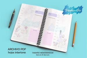 Archivo Digital para Libreta: Say Yes PDF Hojas