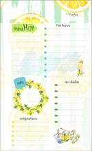 Cargar imagen en el visor de la galería, Archivo Digital para Libreta: Dama con Limón PDF Hojas interiores