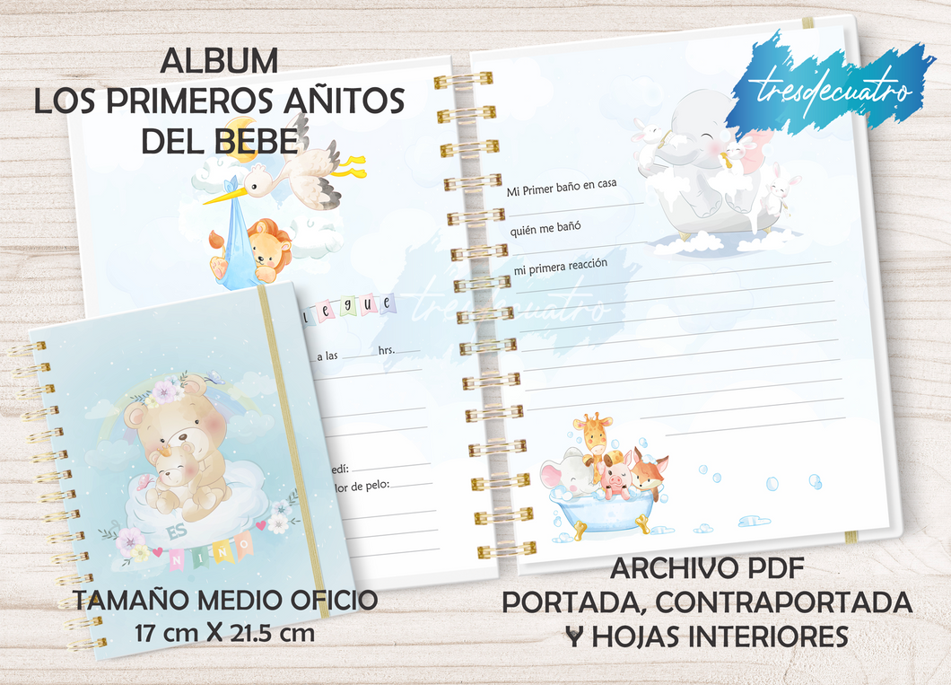 Archivo Digital de: Album Es Niño Medio Oficio 17 x 21.5 cm