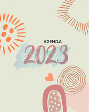 Cargar imagen en el visor de la galería, Archivo Digital de: Agenda 2023 dos dias Medio Oficio 17 x 21.5 cm