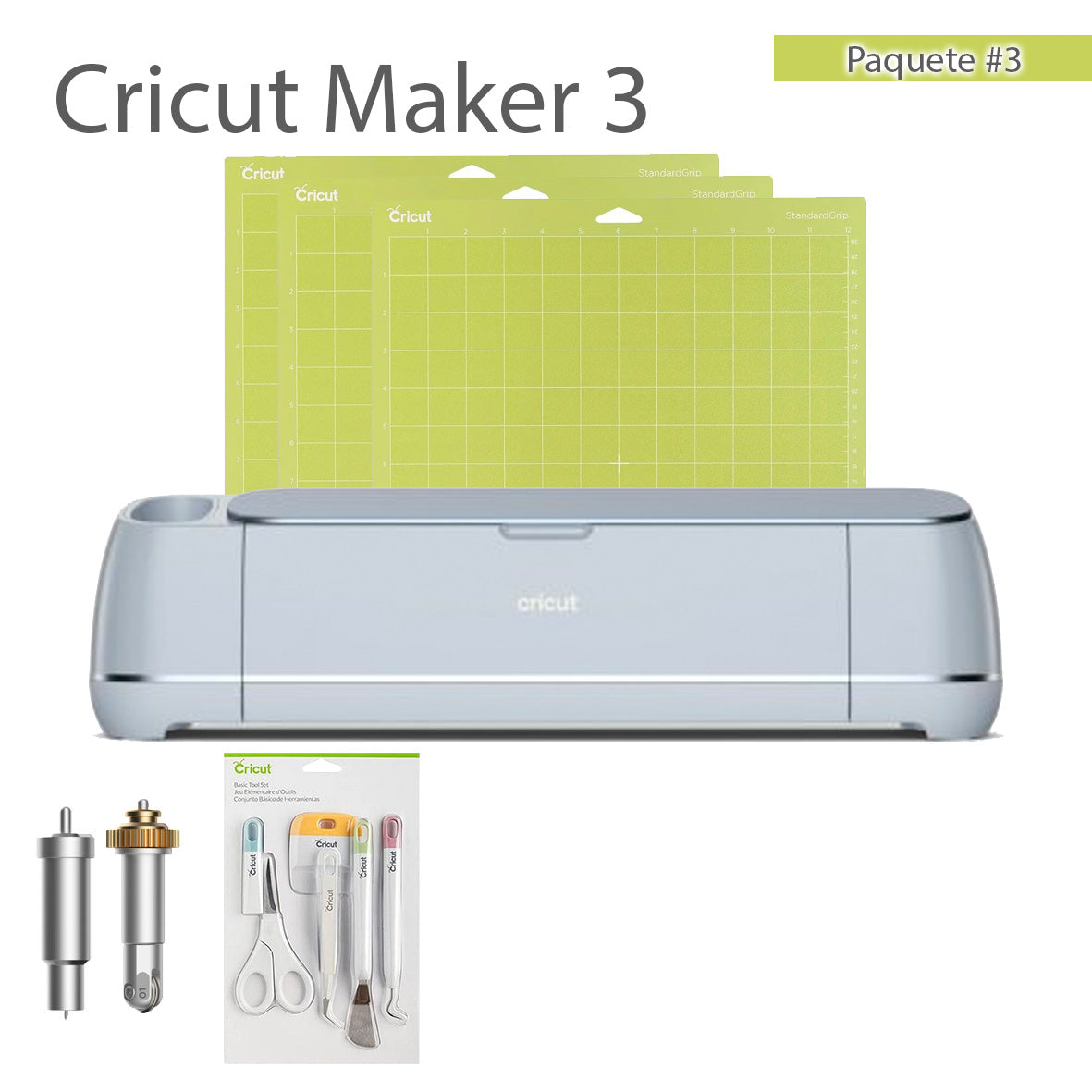 Plotter de Corte Cricut Maker 3 + Tapetes + Herramientas + Doblado PAQ –  3d4 Designers