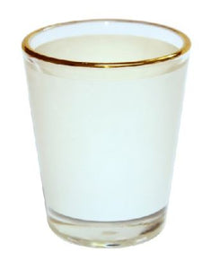 SHOT DE VIDRIO  VENTANA BCA. 1.5 OZ SUBLIMABLE