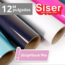 Cargar imagen en el visor de la galería, Siser Stripflock Pro – Vinil Textil Terciopelo (metro lineal) 12&quot;