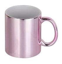 Cargar imagen en el visor de la galería, TAZA DE CERÁMICA ROSA METÁLICO DE 11OZ SUBLIMARTS